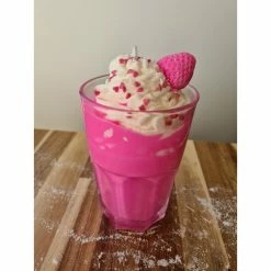 Bougie Bijou Milkshake Framboise 290g - HORIZON BIEN ETRE