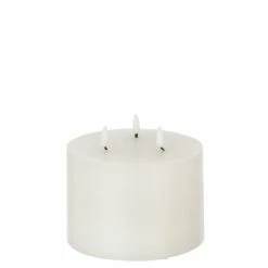 Bougie LED 3 Flames Blanche M