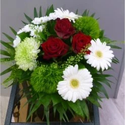 Bouquet Rouge Et Blanc