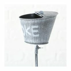 Cendrier De Jardin Sur Pied "Smoke " En Métal Gris -Pandora || Janod Soldes cendrier de jardin sur pied smoke en metal gris 2