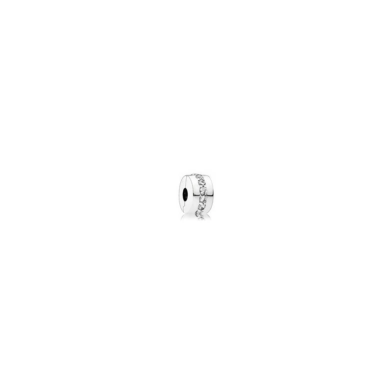 Charm Clip Rangee Scintillante Incolore PANDORA MOMENTS 1 Charm Clip Rangee Scintillante Incolore PANDORA MOMENTS