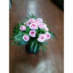 Fleurissement De Tombe ,cône Pour Vase En Fleurs Artificielles