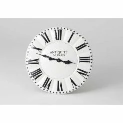 Horloge Blanche Métal
