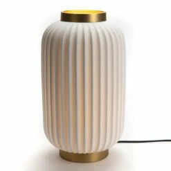 Lampe Elisa En Porcelaine