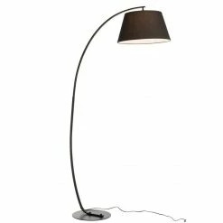 Lampe Sur Pied Arrondie En Métal Noir -Pandora || Janod Soldes lampe sur pied arrondie en metal noir 1