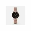 Montre Femme Minuit Bracelet Milanais Noir Cluse