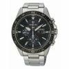 Montre Homme Prospex Quartz Solaire Argentée Et Noire SEIKO