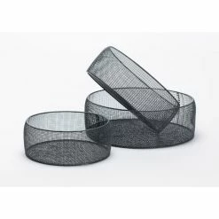 Panier Rond En Métal Noir