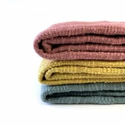 Plaid Bleu Shelia -Pandora || Janod Soldes plaid bleu shelia 3