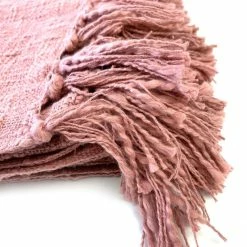 Plaid Rose Imbarro 5 Plaid Rose Imbarro -Pandora || Janod Soldes plaid rose imbarro 1