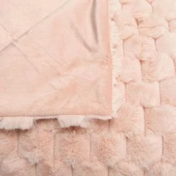 Plaid Rose Poudré Diana -Pandora || Janod Soldes plaid rose poudre diana 2