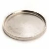 Plateau Rond En Aluminium Argenté