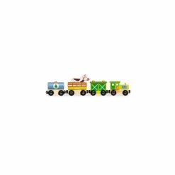 Story Train Ferme (bois) Janod -Pandora || Janod Soldes story train ferme bois janod 1
