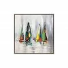 Tableau Voiliers Multicolores