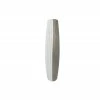Vase Bicolore Blanc Et Argent Stries