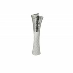 Vase Corne Géométrique Argent